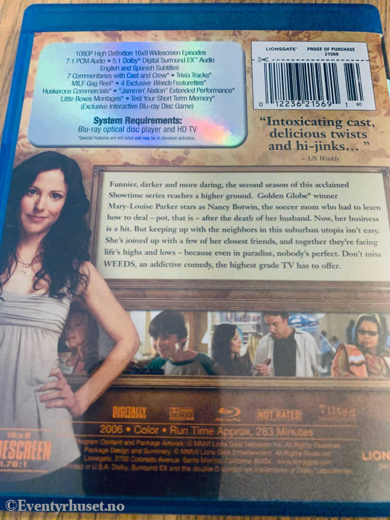 Weeds – Sesong 2 (2006). Blu-Ray.