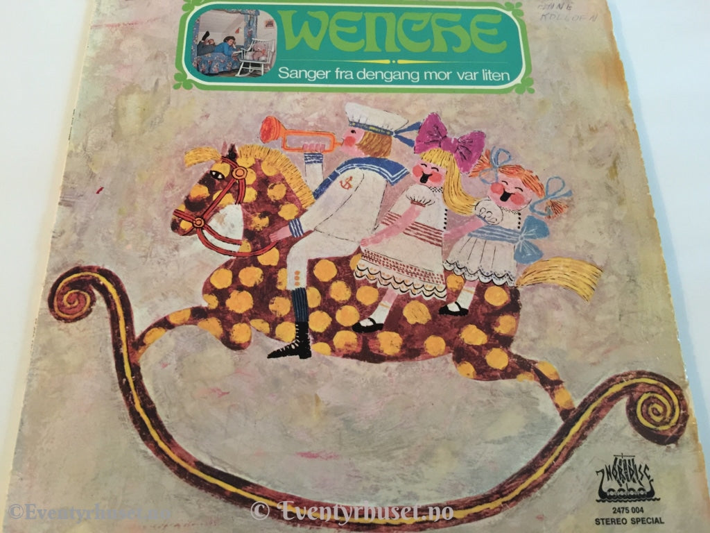 Wenche - Sanger Fra Den Gang Mor Var Liten. 1967. Lp. Lp Plate