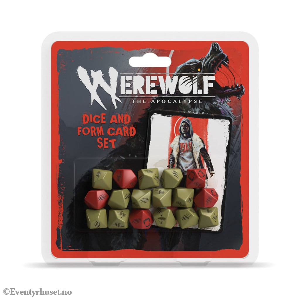 Werewolf: The Apocalypse 5th Edition RPG Dice and Form Card set Games