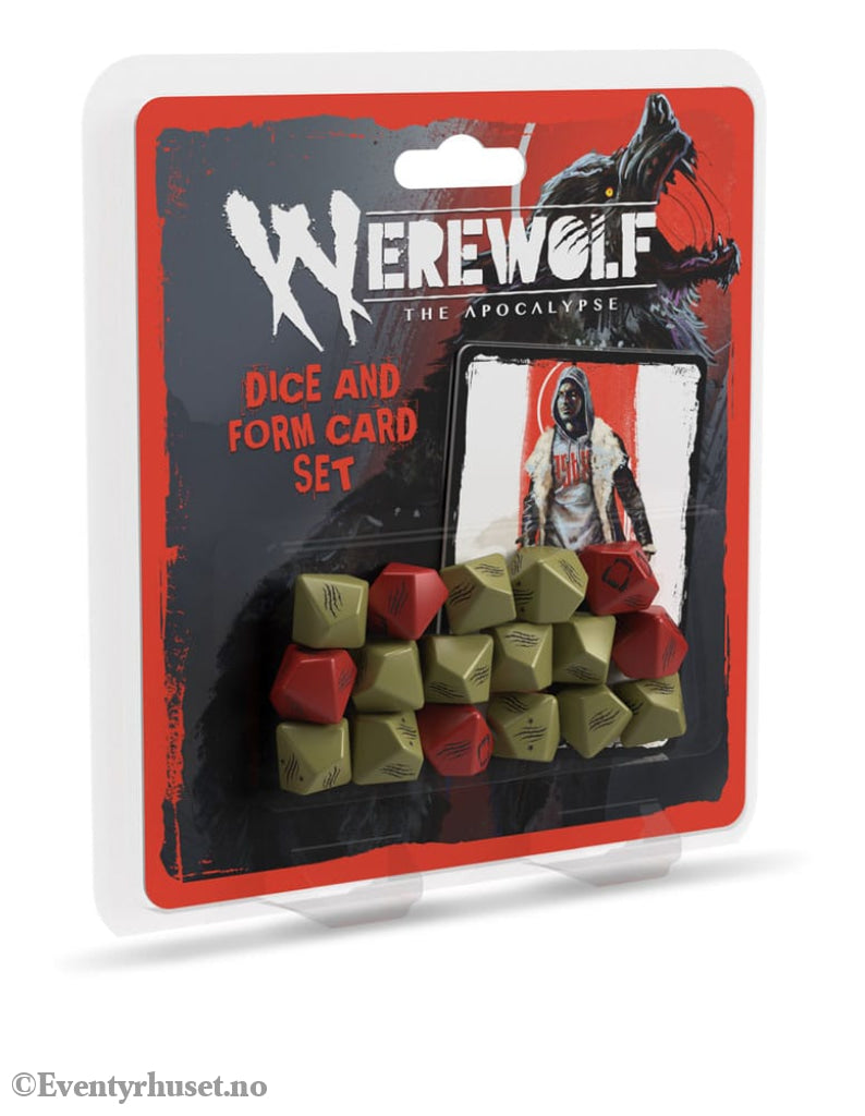 Werewolf: The Apocalypse 5th Edition RPG Dice and Form Card set Games