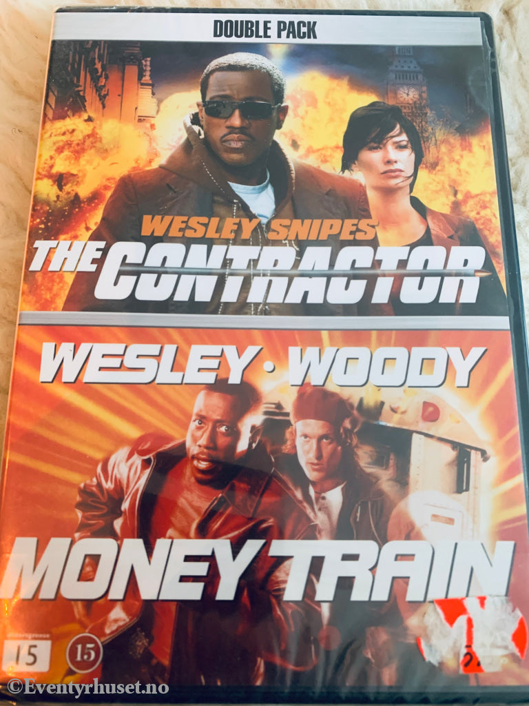 Wesley Snipes Double Pack. DVD. Ny i plast!