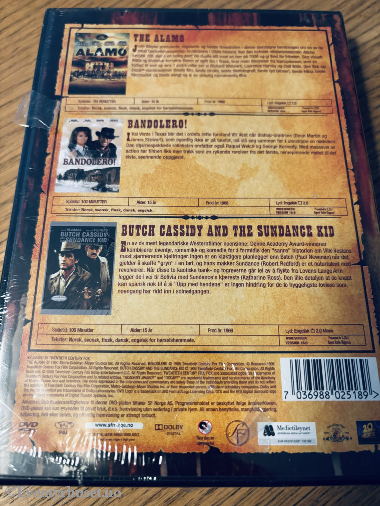 Western Collection. 2008. DVD samleboks. Ny i plast!