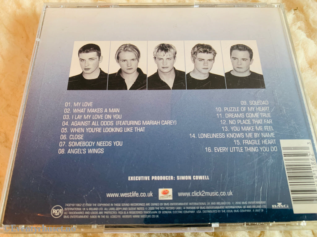 Westlife. Coast to Coast. 2000. CD.