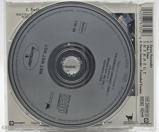 Wet Wet Wet. 1989. Sweet Surrender. CD singel