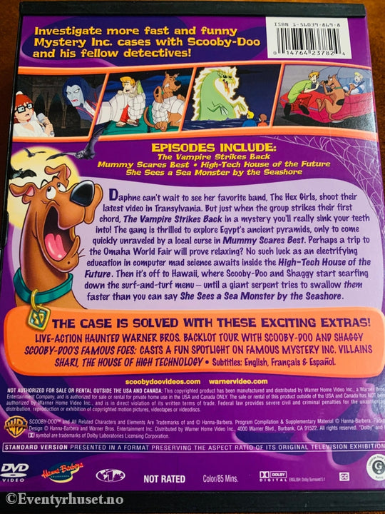 Whats New Scooby Doo Vol. 3. Dvd Snapcase.