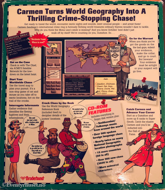 Where in the World is Carmen Sandiego? Big Box PC-spill.