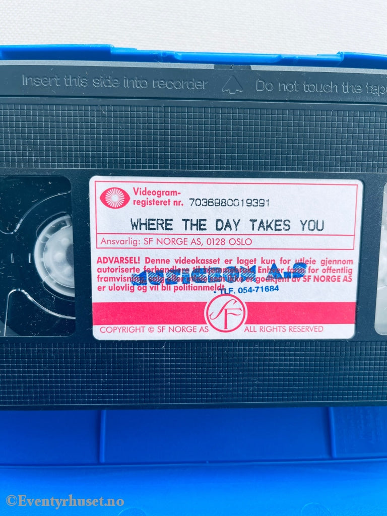 Where The Day Takes You. 1992. Vhs Leiefilm.