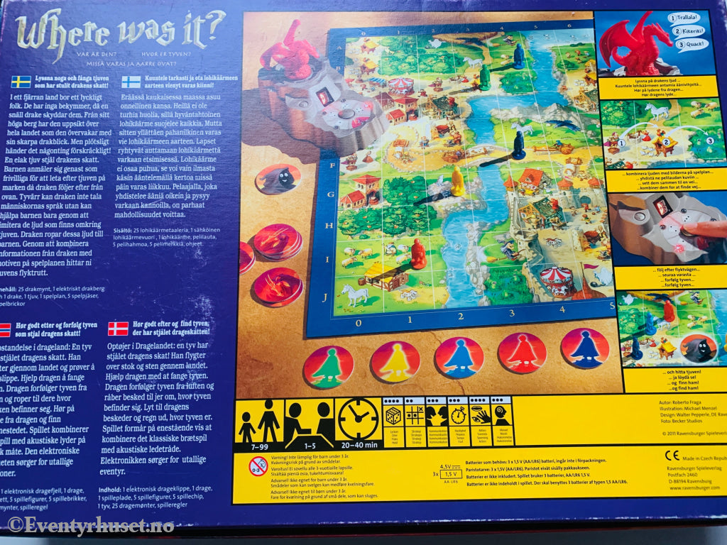 Where Was It?. Elektronisk brettspill