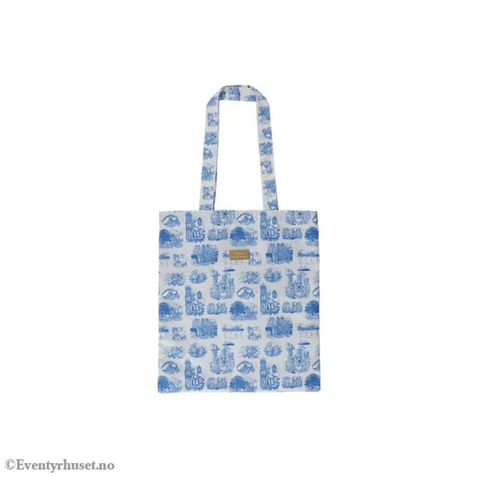 Whisper of the Heart Tote Bag Blue Nostalgia Fashion & Accessories