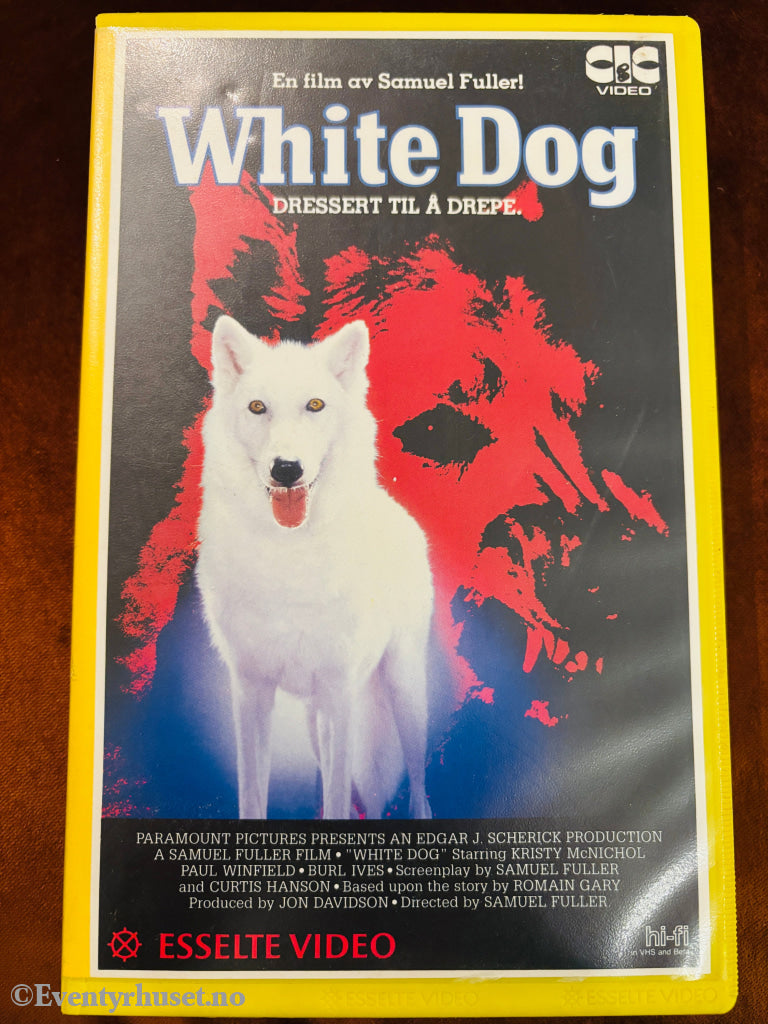 White Dog. VHS Big Box.