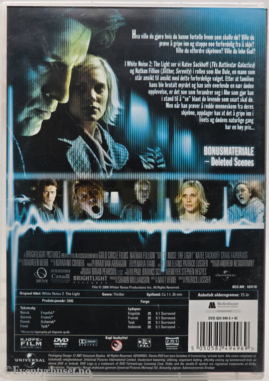 White Noise: The Light. 2007. DVD.