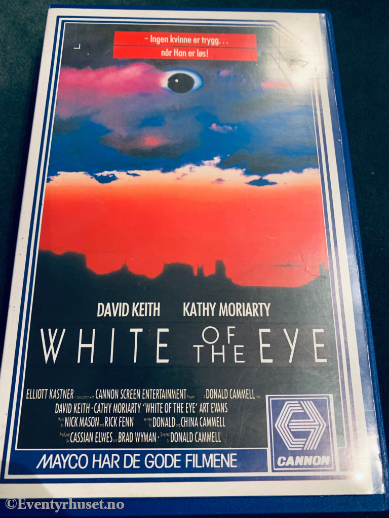 White Of The Eye. 1986. Vhs Big Box. Box