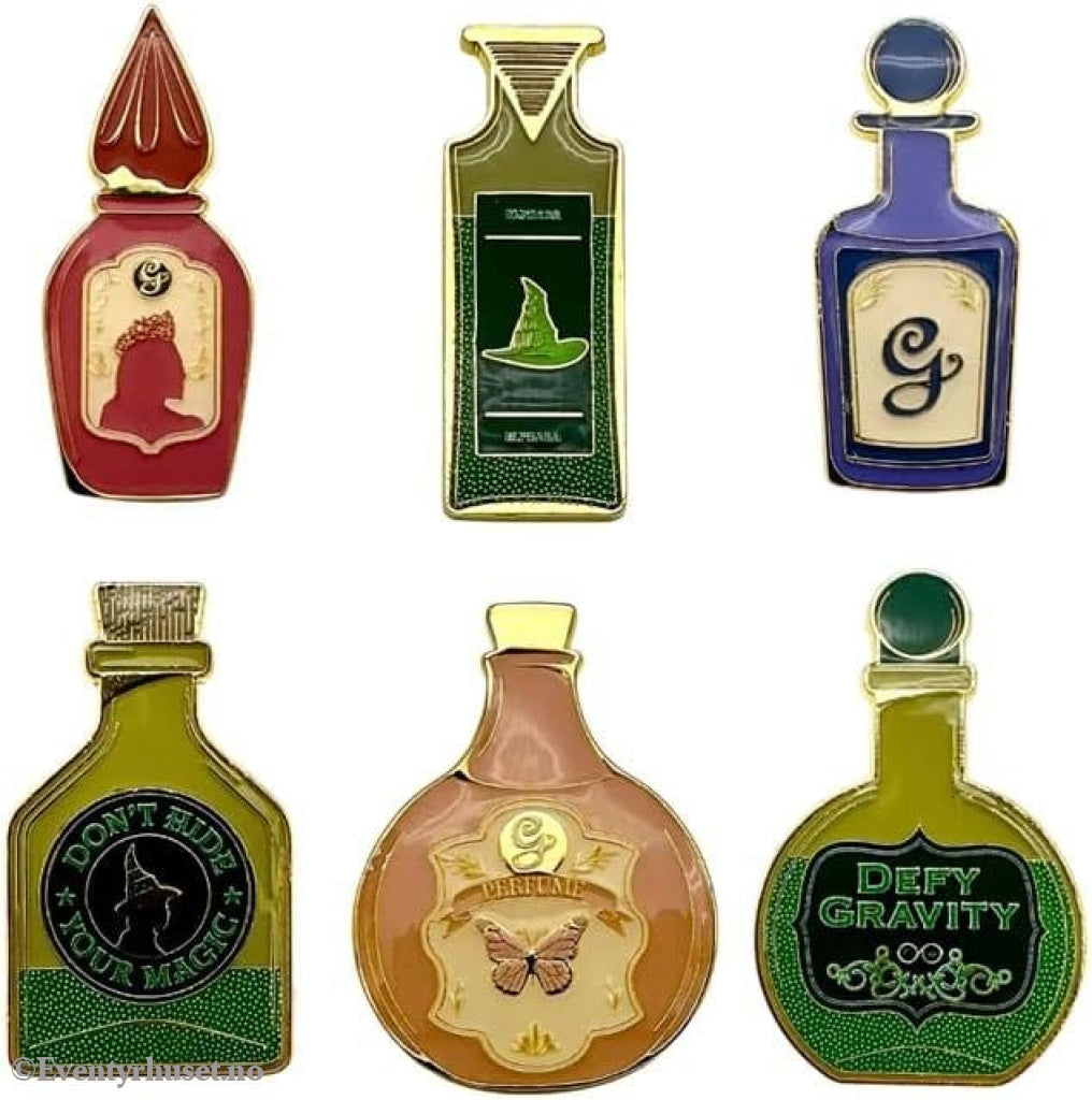Wicked Enamel Pins Potion Bottles Blind Display (18) Fashion & Accessories