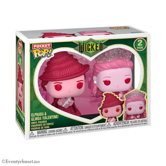Wicked Pocket POP! Vinyl Figure 2-Pack Valentines 4 cm Collectibles