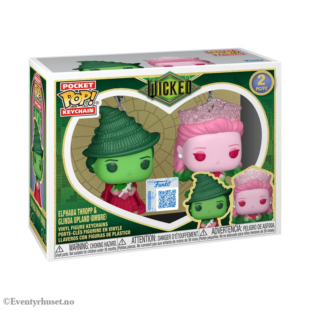 Wicked POP! Vinyl Keychain 2-Pack G&E (Ombre) 4 cm Fashion & Accessories