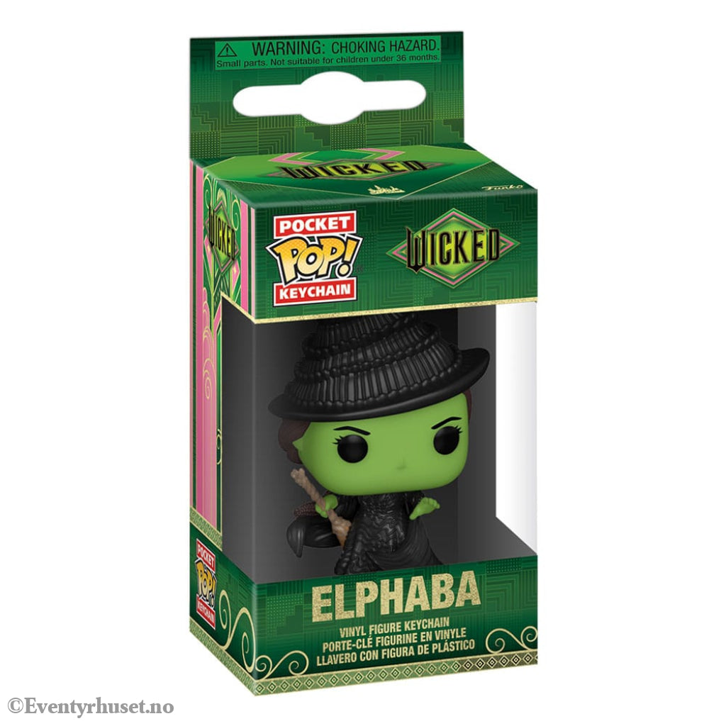 Wicked POP! Vinyl Keychains 4 cm Elphaba Display (12) Fashion & Accessories