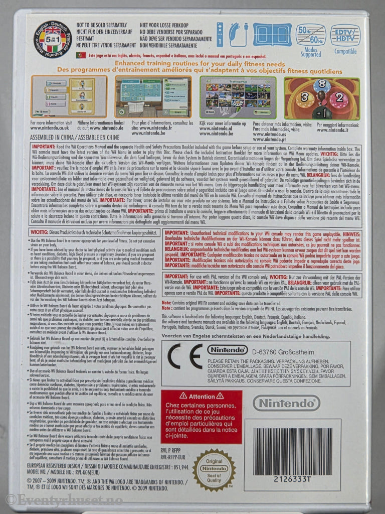 Wii Fit Plus . Nintendo Wii.