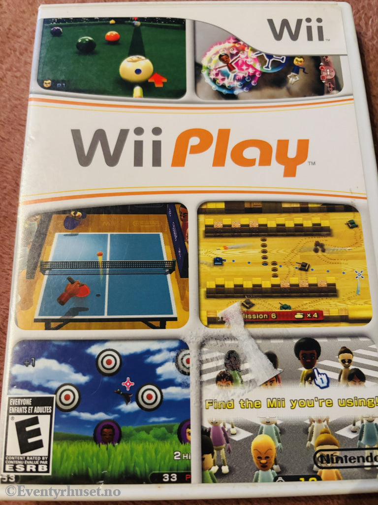 Wii Play. Nintendo Wii.
