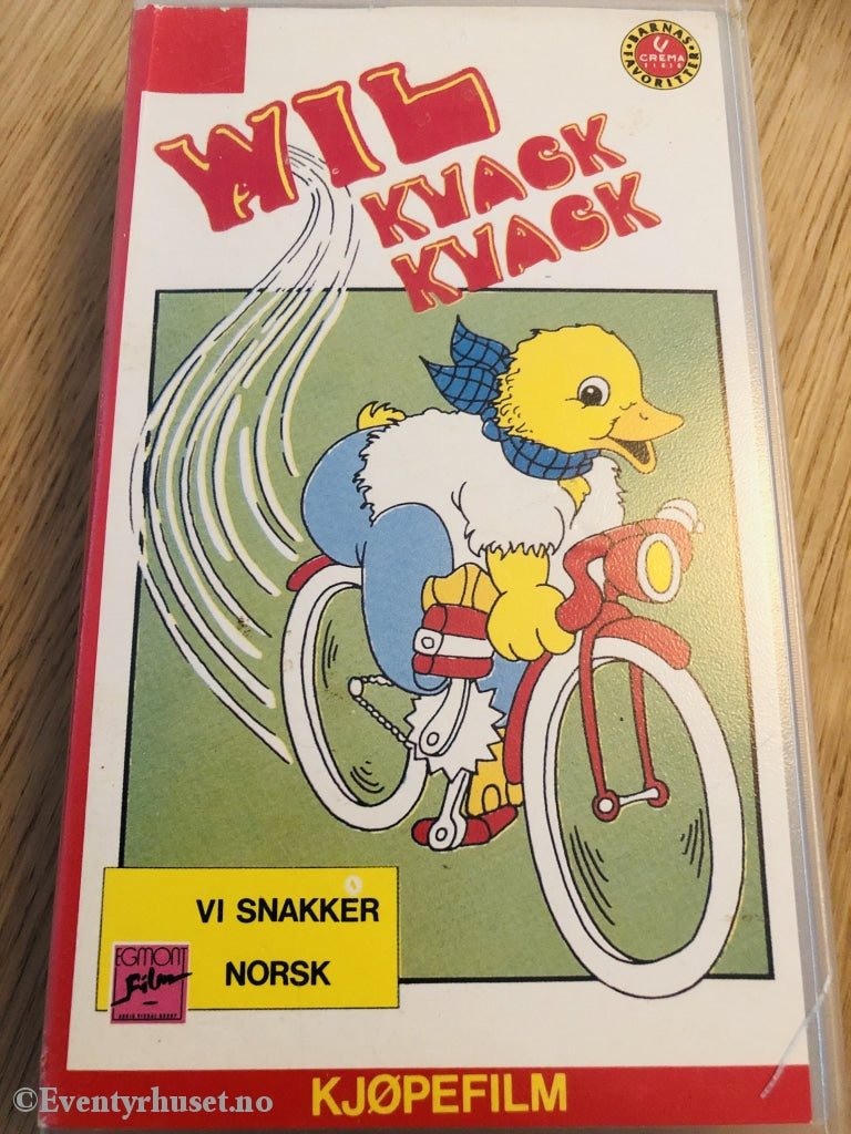 Wil Kvack Kvack. 1989. Vhs. Vhs