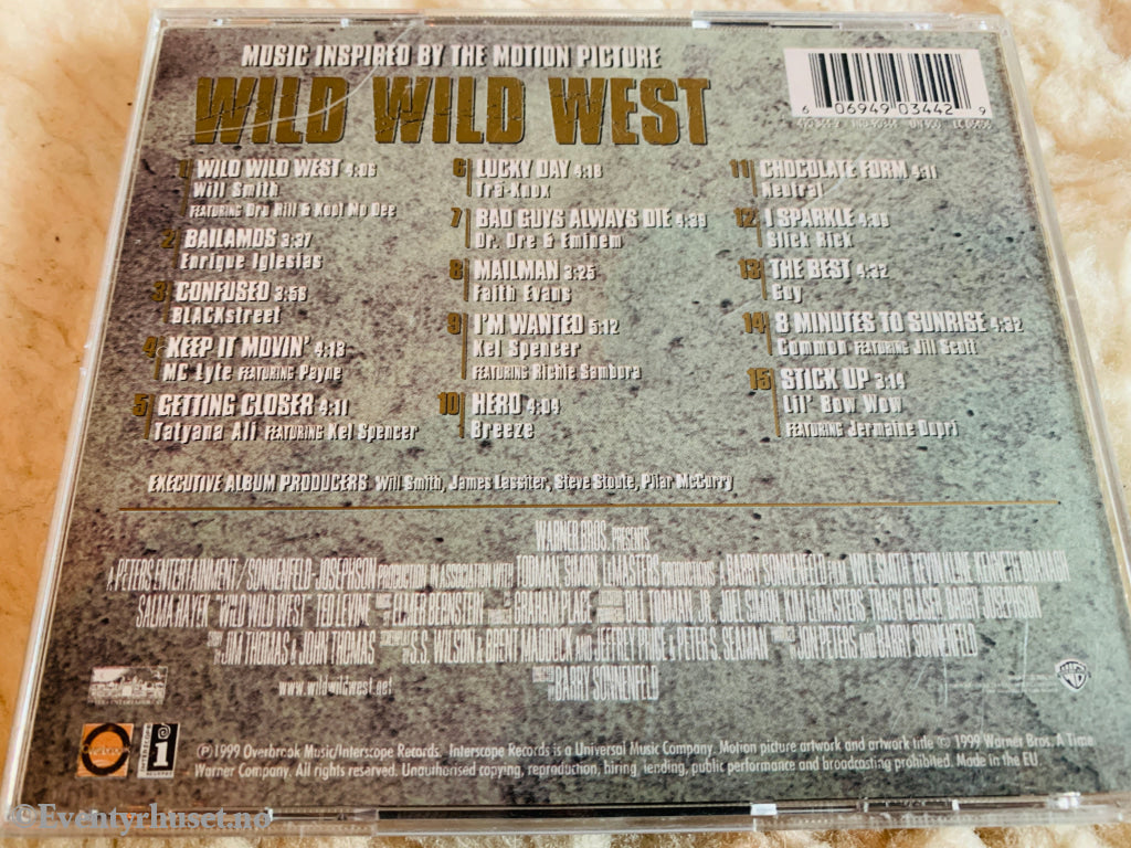 Wild Wild West. Soundtrack. 1999. CD.