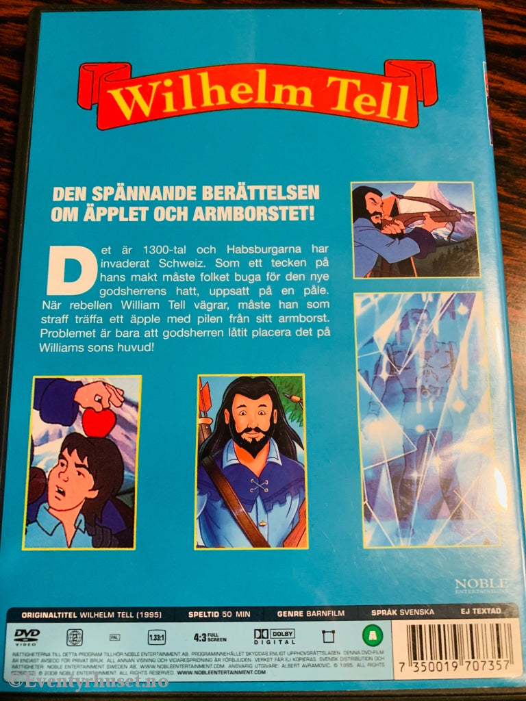 Wilhelm Telll. 1995. Dvd. Svensk Tale. Dvd