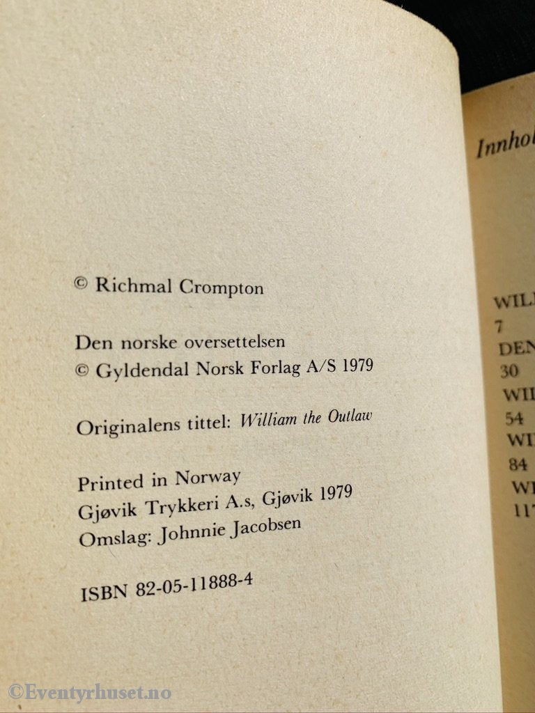 William-Bøkene Nr. 11. 1979. William Og Den Stjålne Fløyten (Av Richmal Crompton). Fortelling