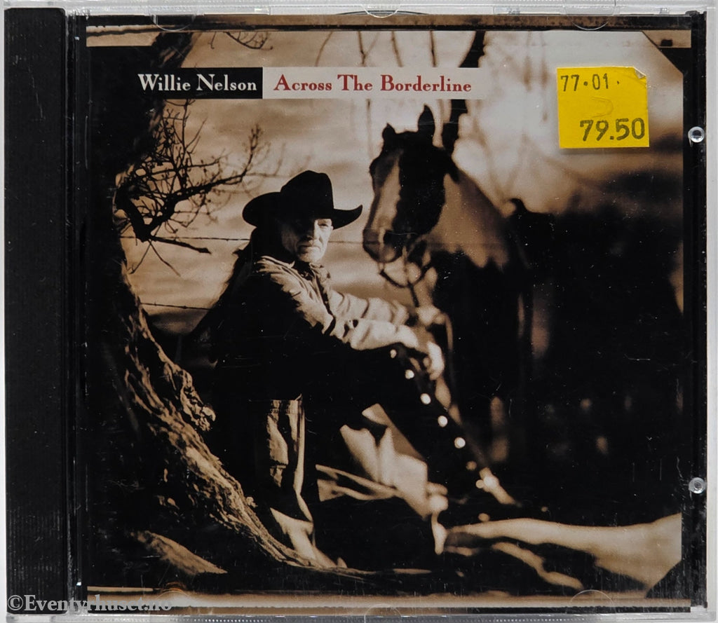 Willie Nelson, 1993, Across The Borderline. Musikk-CD.
