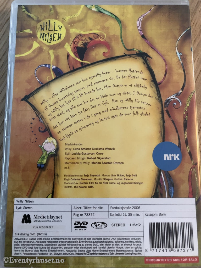Willy Nilsen. 2006. Dvd. Dvd