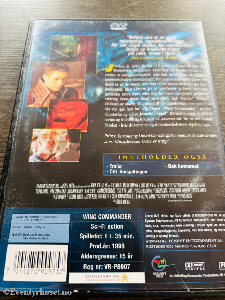 Wing Commander. DVD.