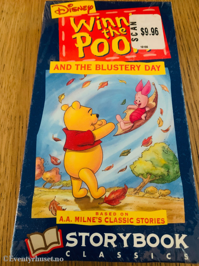 Winnie the Pooh and the Blustery Day (1968) VHS. Ny i plast!