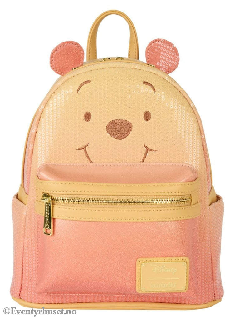 Winnie the Pooh by Loungefly Mini Backpack Sequin Glitter Fashion & Accessories
