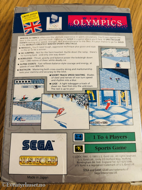 Winter Olympics Lillehammer '94 (Game Gear) . SEGA.