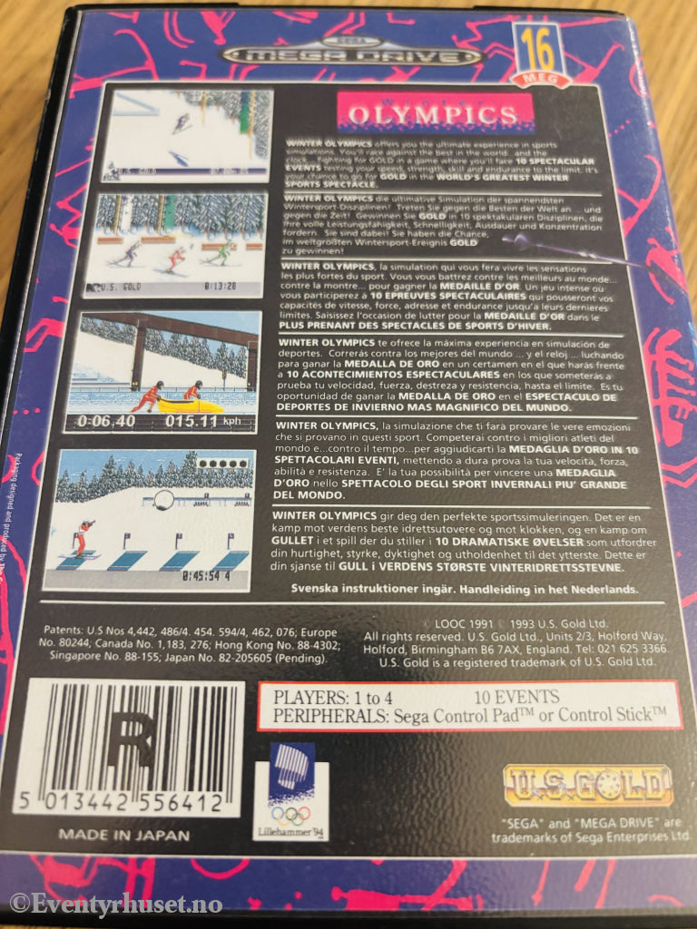 Winter Olympics Lillehammer '94 . SEGA.