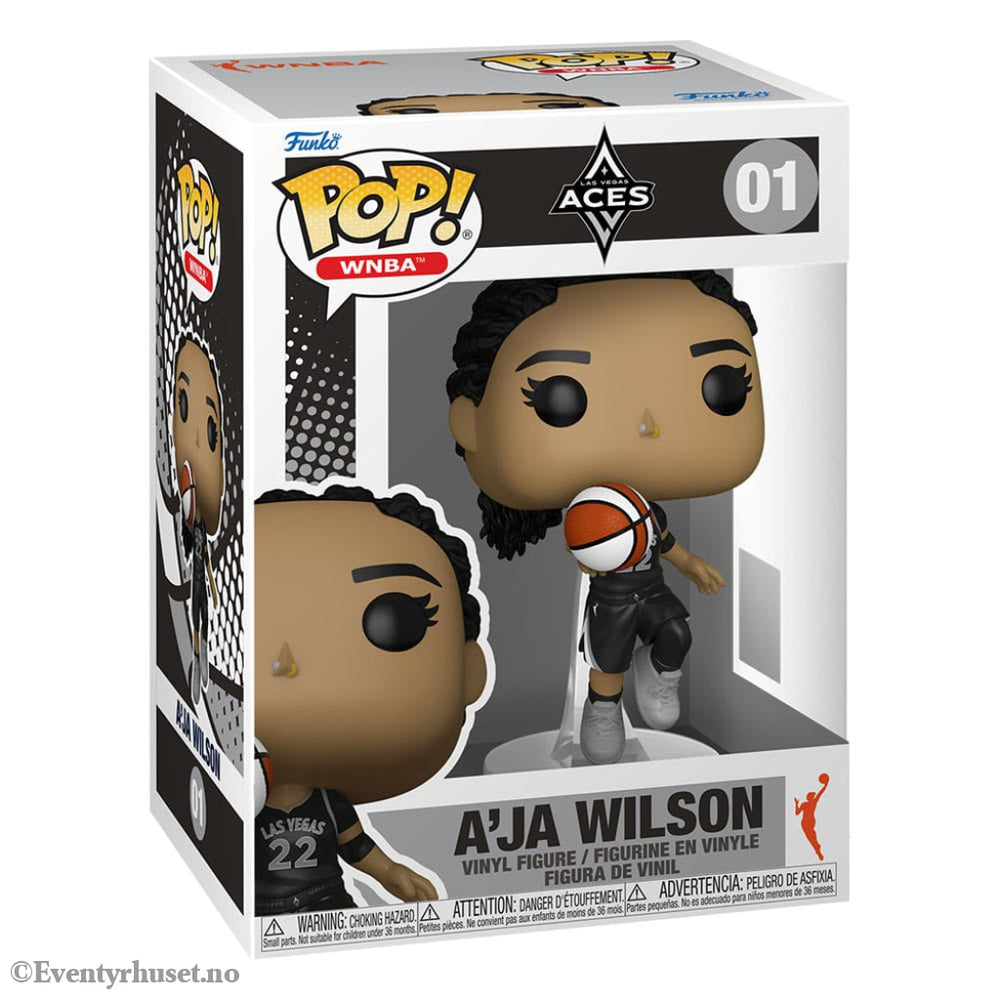 WNBA POP! Vinyl Figure Las Vegas Aces: A’ja Wilson 9 cm Collectibles