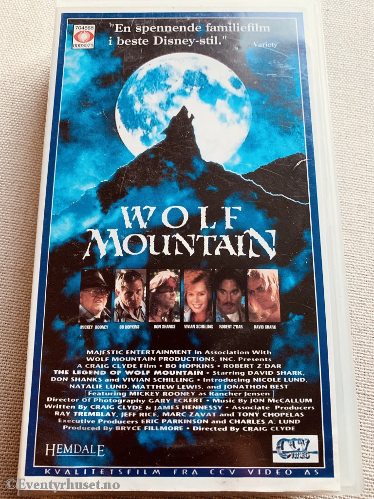 Wolf Mountain. 1993. Vhs. Vhs