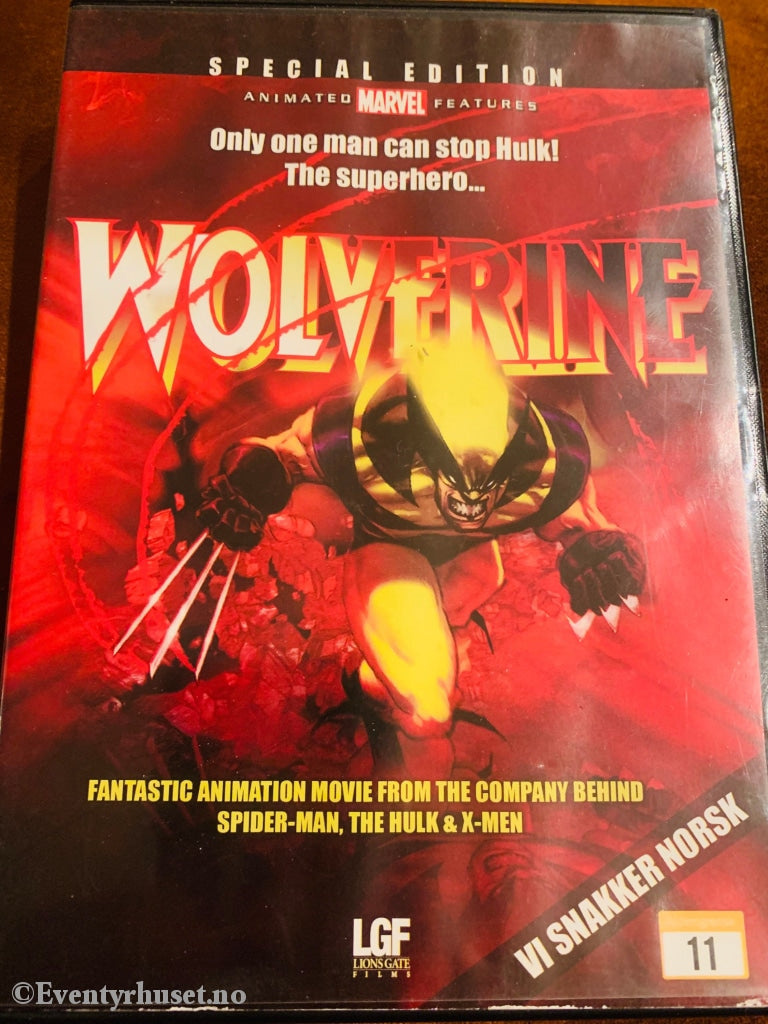 Wolverine. Dvd. Norsk Tale! Dvd