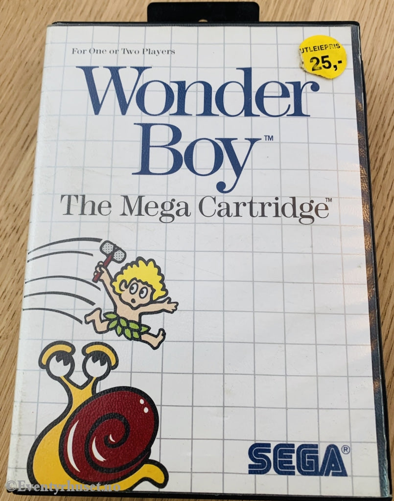 Wonder Boy. The Mega Cartridge. 1987. Sega Utleiespill. Sega