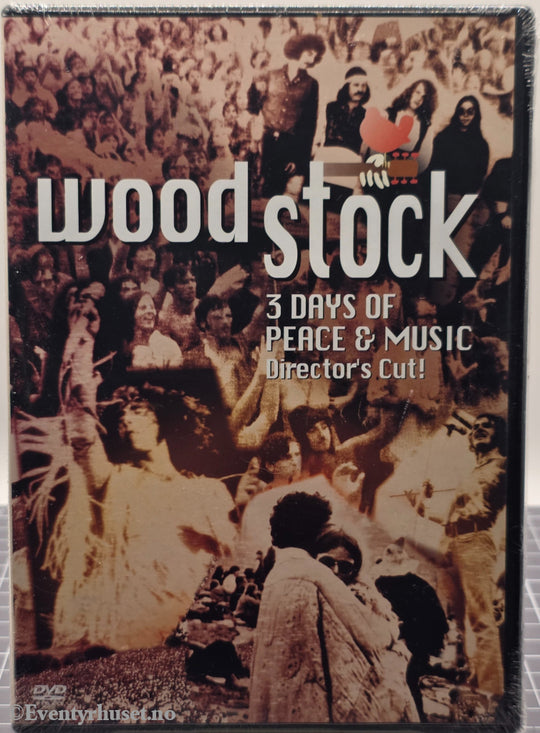 Woodstock: 3 Days of Peace & Music (Director's Cut). 1970. DVD. Ny i plast!