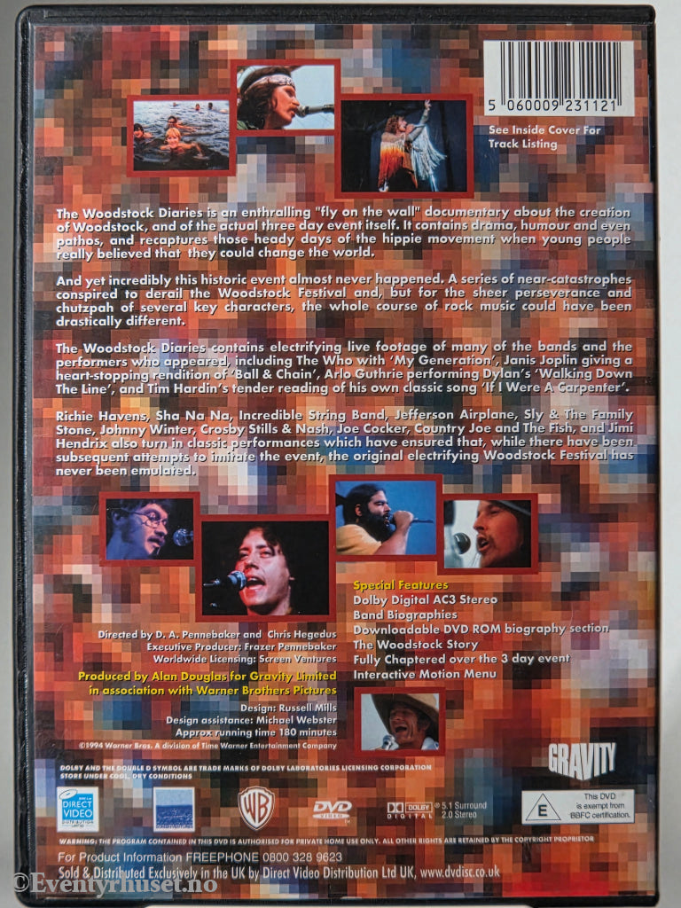 Woodstock Diaries. 1994. DVD.