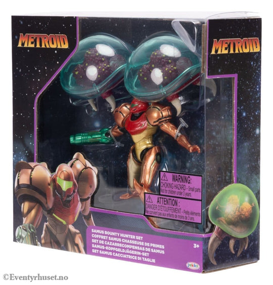 World of Nintendo Metroid Mini Figure 3-Pack Samus Bounty Hunter 6 cm Toys