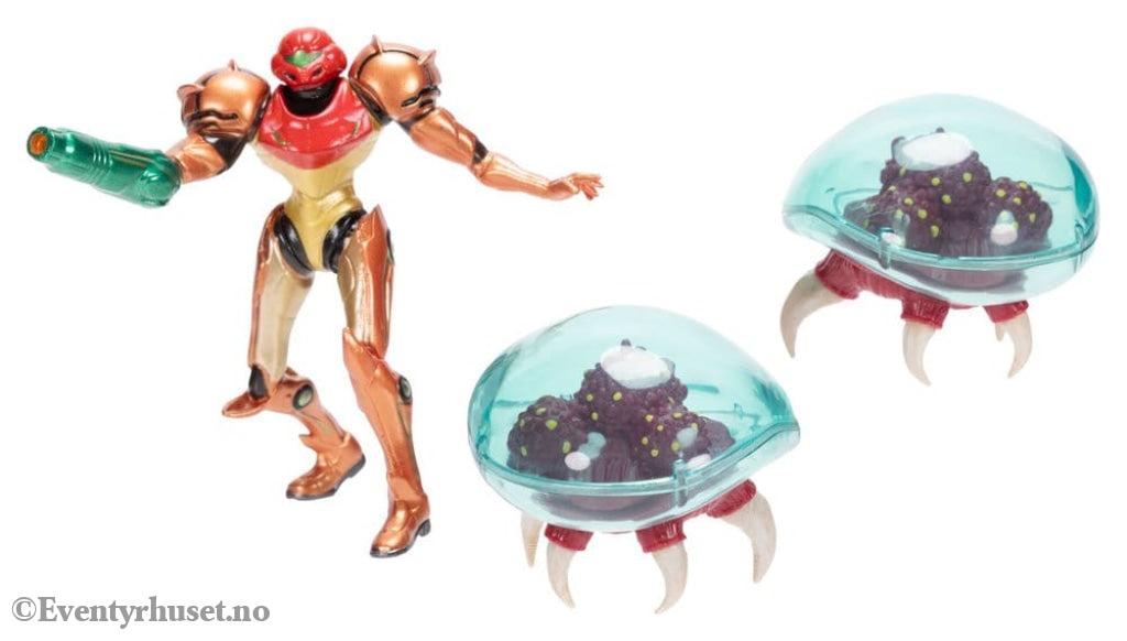 World of Nintendo Metroid Mini Figure 3-Pack Samus Bounty Hunter 6 cm Toys