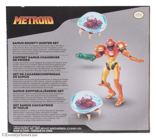 World of Nintendo Metroid Mini Figure 3-Pack Samus Bounty Hunter 6 cm Toys
