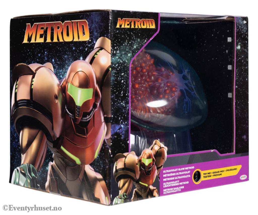 World of Nintendo Metroid Prime Actionfigure Metroid Ultraviolet Glow 15 cm Toys