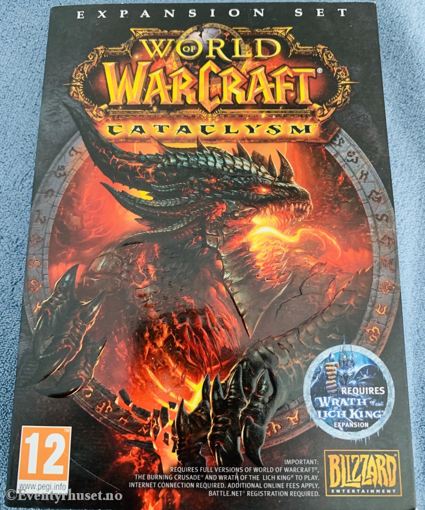 World Of Warcraft - Cataclysm. Expansion Pack. Pc-Spill. Pc Spill