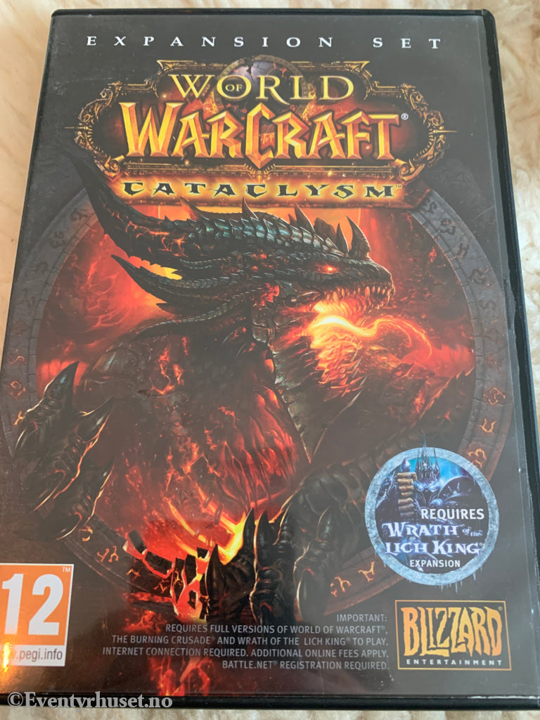 World of Warcraft - Cataclysm Expansion Set. PC.