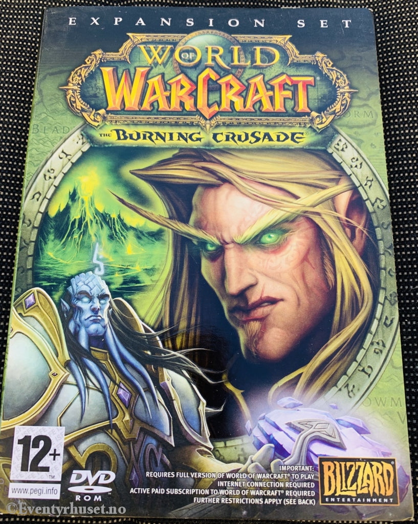 World Of Warcraft - The Burning Crusade. Expansion Pack. Pc-Spill. Pc Spill
