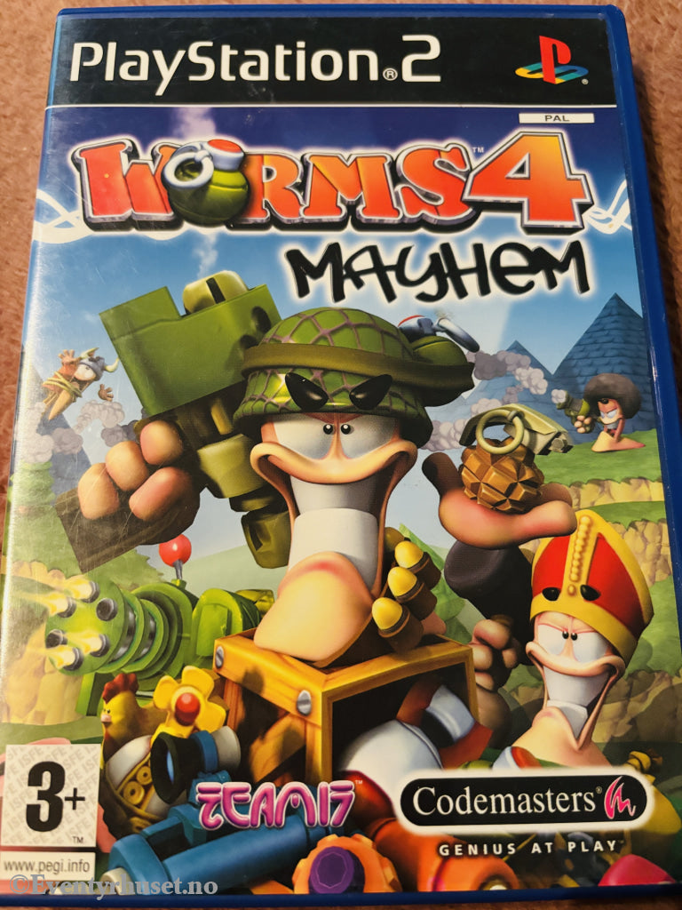 Worms 4: Mayhem. PS2.