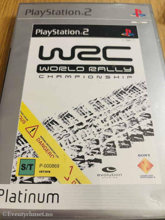 WRC: World Rally Championship (Platinum) . PS2.