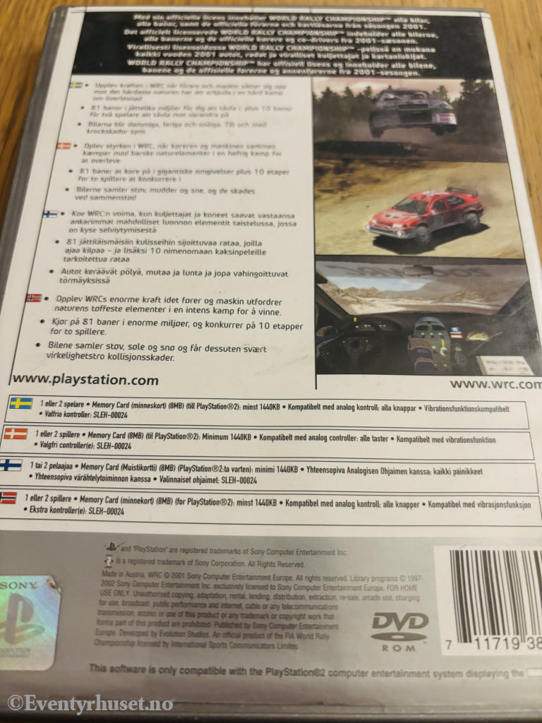 WRC: World Rally Championship (Platinum) . PS2.