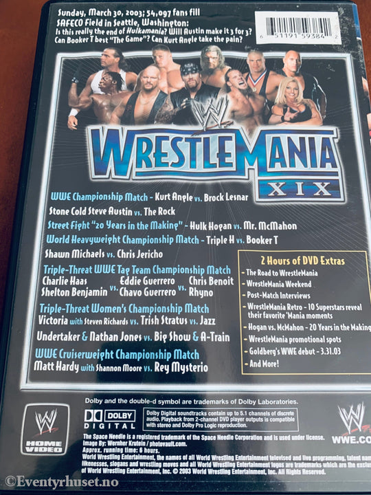 Wrestlemania. Dvd. Dvd